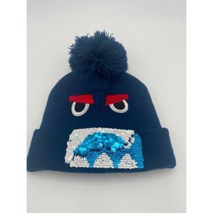 Hat Bosy Love 2 Design eyes Mouth color blue Childs Like new
